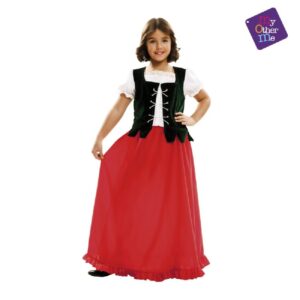 DISFRAZ DULCINEA POSADERA MEDIEVAL CAMPESINA PASTORA 5-6 AÑOS