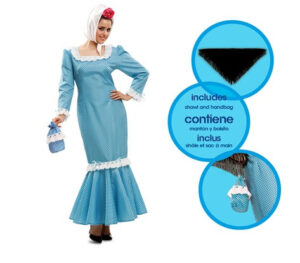 DISFRAZ CHULAPA MADRILEÑA AZUL MUJER ML
