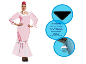 DISFRAZ CHULAPA MADRILEÑA BLANCO MUJER ML