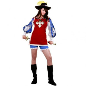 DISFRAZ MOSQUETERA ADULTO