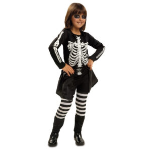DISFRAZ NIÑA ESQUELETO SKELETO 7-9 AÑOS
