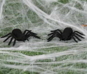 SET DE 2 ARAÑAS GIGANTES 8X11 CM