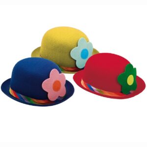 SOMBRERO BOMBIN DE PAYASO (SURTIDO)