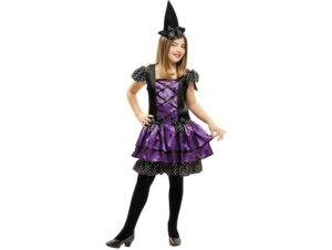 DISFRAZ BRUJA ROSA MORADO 3-4 AÑOS