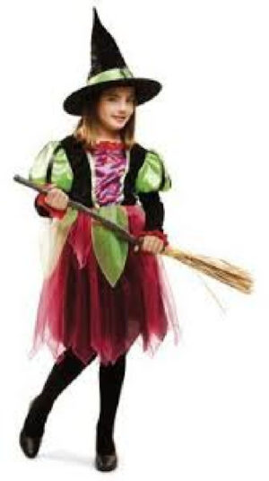 DISFRAZ BRUJA FANTASÍA 3-4 AÑOS NIÑA
