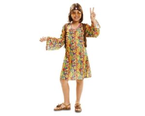 DISFRAZ HAPPY HIPPIE CHICA 5-6 AÑOS