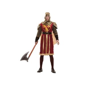 DISFRAZ CRUZADO REY MEDIEVAL ROJO ML