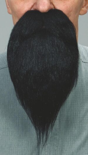 BIGOTE Y BARBA NEGRA MORENA