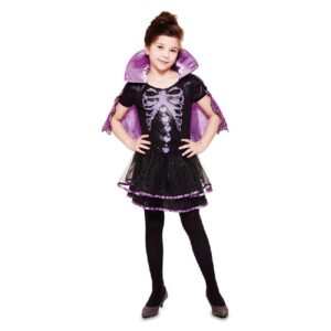 DISFRAZ VAMPIRESA ESQUELETO 5-6 AÑOS
