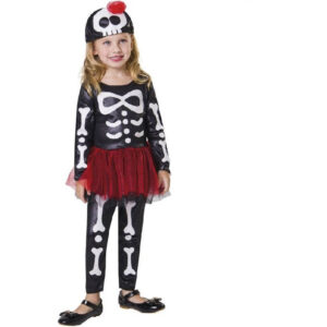 DISFRAZ ESQUELETO TUTU 1-2 AÑOS NIÑA