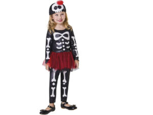 DISFRAZ ESQUELETO TUTU 3-4 AÑOS NIÑA