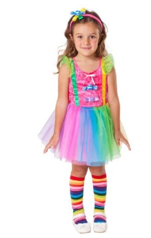 DISFRAZ SWEET CANDY TUTU COLORES 3-4 AÑOS