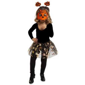 TUTU  CALABAZA 3-6 AÑOS DIADEMA, MASCARA Y TUTÚ