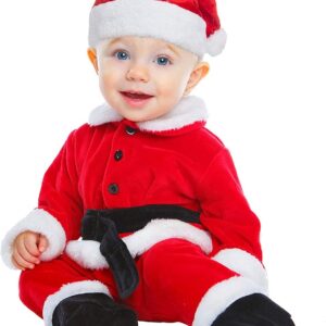 DISFRAZ PAPA NOEL DELUXE 0-6 MESES