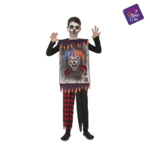 DISFRAZ CARTA JOKER CLOWN CARD ASESINO 5-6 AÑOS
