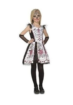 DISFRAZ CATRINA CALAVERA SNOW SUGAR SKULL 7-9 AÑOS