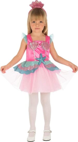 DISFRAZ SEÑORITA SIRENA 5-6 AÑOS