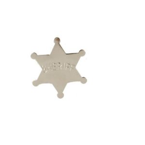 ESTRELLA DE SHERIFF METAL 5 CM