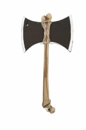 HACHA TROGLODITA  DOBLE FILO 24 X 37 X 3 CM