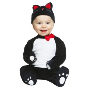 DISFRAZ GATITO NEGRO COTTON 12-24 MESES