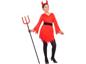 DISFRAZ DIABLESA FUEGO 5-6 AÑOS