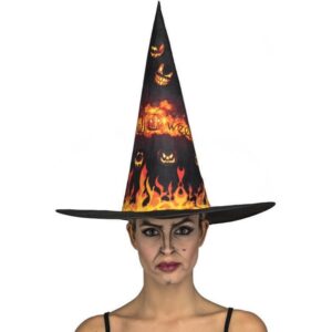 SOMBRERO BRUJA FUEGO