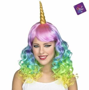 PELUCA LARGA UNICORNIO MULTICOLOR