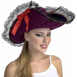 SOMBRERO CAPITANA PIRATA ELEGANTE