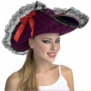 SOMBRERO CAPITANA PIRATA ELEGANTE