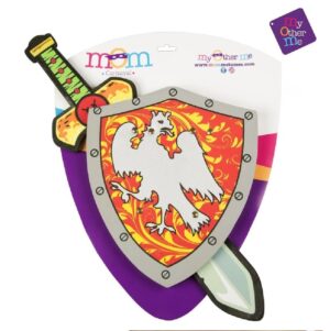 SET ESCUDO Y ESPADA MEDIEVAL EVA