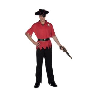 DISFRAZ PIRATA ROJO HOMBRE ML