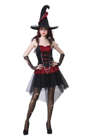 DISFRAZ BRUJA PUNK ML
