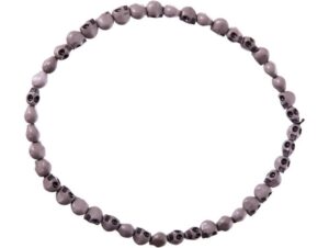 COLLAR CALAVERAS GRIS 54 CM