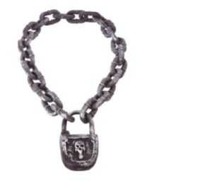 CADENA CON CANDADO 65X9X4 CM