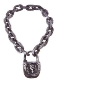 CADENA CON CANDADO 65X9X4 CM