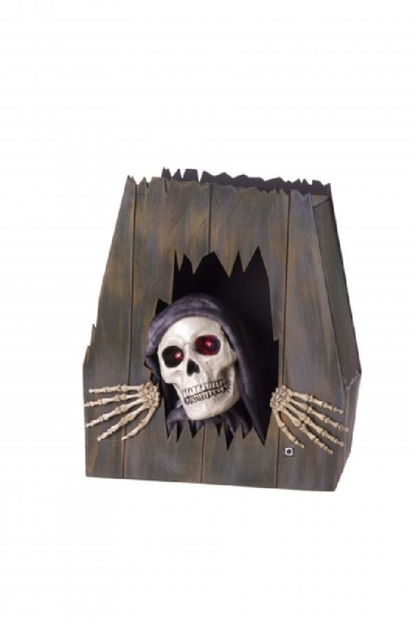 ATAUD ANIMADO CON LUZ, SONIDO Y MOVIMIEN 39X19X43