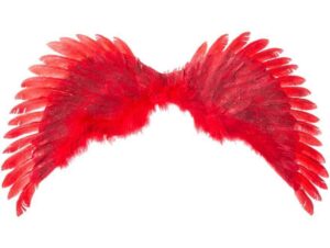 ALAS DE ANGEL ROJO 70 X40 CM