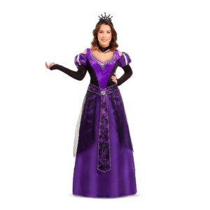 DISFRAZ REINA MEDIEVAL CUENTO MORADO ML