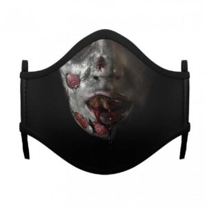 MASCARILLA ZOMBIE GIRL HALLOWEEN ADULTO