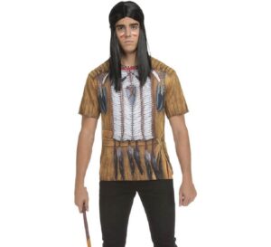 DISFRAZ CAMISETA INDIO T. M