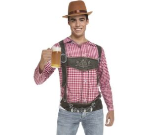 DISFRAZ CAMISETA OCTOBERFEST TIROLES T.L