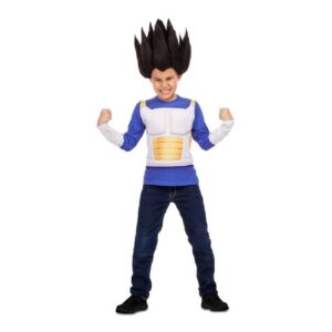 DISFRAZ CAMISETA VEGETA DRAGON BALL IMPRESA 6-8 AÑOS