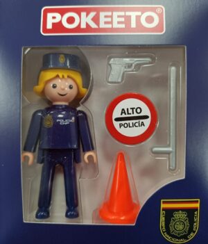 POKEETO FIGURA POLICIA NACIONAL MUJER