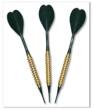 SET 3 DARDOS PUNTA PLASTICO ABS 16GRS