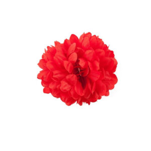 CLAVEL FLOR ROJO GRANDE CON PINZA
