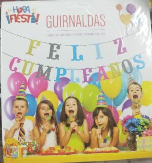 GUIRNALDA GLITER FELIZ CUMPLEAÑOS