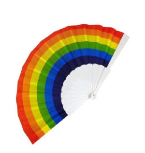ABANICO ARCOIRIS ORGULLO LGTBI
