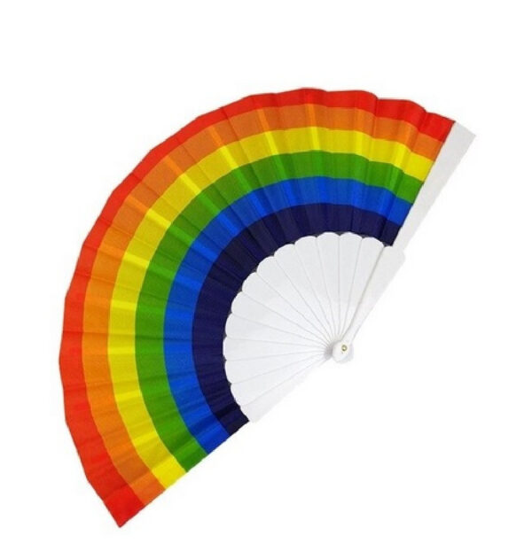 ABANICO ARCOIRIS ORGULLO LGTBI