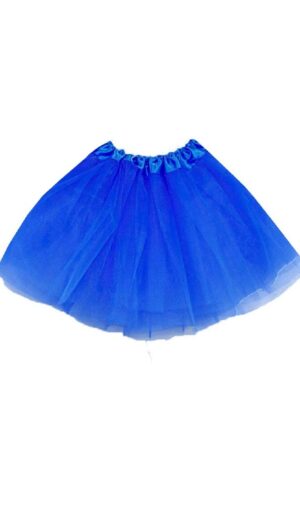 TUTU INFANTIL AZUL OSCURO ELECTRICO 30 CM