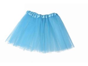TUTU INFANTIL AZUL CLARO CELESTE 30 CM